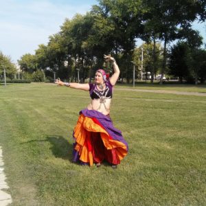 Darya Kalashnikova, participant of Tribal group “Venedy”, Lipetsk, Russia