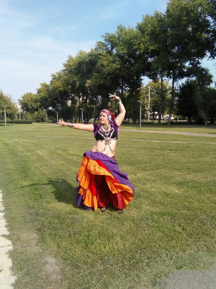 Darya Kalashnikova, participant of Tribal group “Venedy”, Lipetsk, Russia
